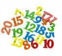 Little Fingers Wooden Puzzles for Alphabets, Vowels and Numbers (Multicolor) (Number(1-20))