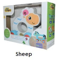 Little Fingers - Push & Pull Horse Toy for Toddlers | Handcrafted Animal Ride-On with Smooth Edges | Age 24+ Months