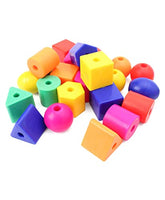 Little Fingers 2 in1 Nut & Bolts/Beads Play Combo Puzzle Sets Beads for Kids Early Learning Building Blocks for Kids