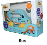 Little Fingers My First Car - Ambulance Toy for Toddlers, 24 Months+, Smooth Rolling Wheels, Easy to Hold, Handcrafted Design