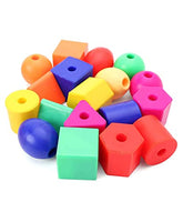 Little Fingers 2 in1 Nut & Bolts/Beads Play Combo Puzzle Sets Beads for Kids Early Learning Building Blocks for Kids