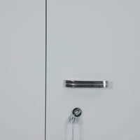 iRON & Steel Office Metal Almirah Small, Grey