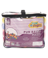 Little Fingers Kids Baby Play Balls, for Playgrounds, Water, Sand, Foam, Tent Houses, Ball Pool (6.5cm) - 75 Balls