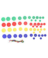 Little Fingers Bullet Blocks Multicolor - 42 Pieces