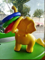 Little fingers Ride on Toys Elephant Rings Toss(Color Vary) Multi