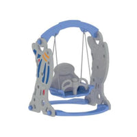 Little Fingers Baby Strong & Sturdy Swing with Basketball Hoop Children Indoor Home Kindergarten Playground Kids (Colorful Swing)