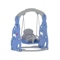Little Fingers Baby Strong & Sturdy Swing with Basketball Hoop Children Indoor Home Kindergarten Playground Kids (Colorful Swing)