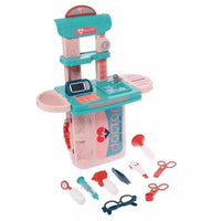 Little Fingers Kids 3-in-1 Beauty Set with Mirror, Hair Dryer, Nail Polish, Comb Hair, Rings