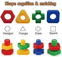 Little Fingers Multi-Shape Lacing Cards Set – Educational Threading Toy for Kids with Animals More (10-PCS)
