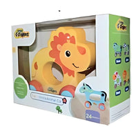 Little Fingers - Push & Pull Horse Toy for Toddlers | Handcrafted Animal Ride-On with Smooth Edges | Age 24+ Months