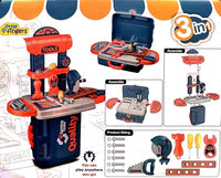 Little Fingers Kids 3-in-1 Beauty Set with Mirror, Hair Dryer, Nail Polish, Comb Hair, Rings