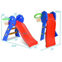 Little Fingers Kids Foldable Baby Kids Slide for Children
