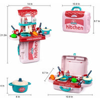 Little Fingers Kids 3-in-1 Beauty Set with Mirror, Hair Dryer, Nail Polish, Comb Hair, Rings