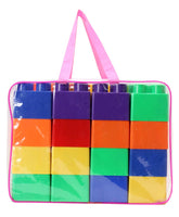 Little Fingers Jumbo Building Blocks Set Multicolour (16pc)