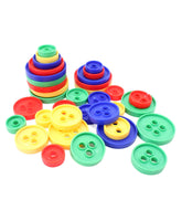 Little Fingers 2 in1 Nut & Bolts/Beads Play Combo Puzzle Sets Beads for Kids Early Learning Building Blocks for Kids