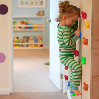 Little Fingers Wall Climbing Rock Holds Kids Climbing Kit for Kids Indoor/Outdoor Playground