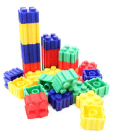 Little Fingers 3 in 1 Bullet Blocks/Nuts & Bolts/Button & Thread Combo Puzzle Sets Beads for Kids Early Learning, Multicolor, Small