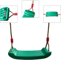 Little Fingers High Back Full Bucket Toddler Swing Seat with Plastic Coated Chains (Red), Standard