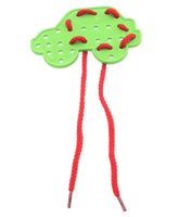 Little Fingers Multi-Shape Lacing Cards Set – Educational Threading Toy for Kids with Animals More (10-PCS)