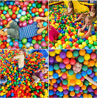 Little Fingers Kids Baby Play Balls, for Playgrounds, Water, Sand, Foam, Tent Houses, Ball Pool (6.5cm) - 75 Balls