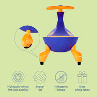 Little Fingers Animal Shaped Ride-on Toy for Kids – Push & Scoot Indoor Outdoor Ride-on Bike for Toddlers Age 1 to 4 Years – Sturdy Lightweight Baby Scooter with Comfortable Seat & Handle