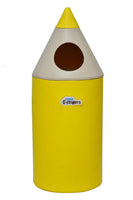 Little Fingers Plastic Toy Storage Shelf with 6 Yellow Bins – Kids Organizer Rack for Toys & Books – L38.5 x W14 x H32 Inches – Blue & Yellow