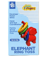Little fingers Ride on Toys Elephant Rings Toss(Color Vary) Multi