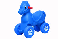 Little Fingers Animal Shaped Ride-on Toy for Kids – Push & Scoot Indoor Outdoor Ride-on Bike for Toddlers Age 1 to 4 Years – Sturdy Lightweight Baby Scooter with Comfortable Seat & Handle