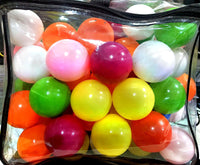 Little Fingers Kids Baby Play Balls, for Playgrounds, Water, Sand, Foam, Tent Houses, Ball Pool (6.5cm) - 75 Balls