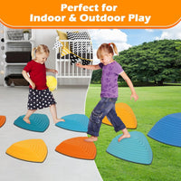 Little Fingers Soft Sensory Balance Beam Ring – Stepping Stones for Kids, Indoor Physical Activity & Coordination Development