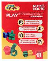 Little Fingers Bullet Blocks Multicolor - 42 Pieces