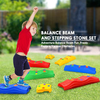 Little Fingers Soft Sensory Balance Beam Ring – Stepping Stones for Kids, Indoor Physical Activity & Coordination Development