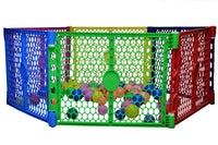 Little Fingers Kids Baby Play Balls, for Playgrounds, Water, Sand, Foam, Tent Houses, Ball Pool (6.5cm) - 75 Balls