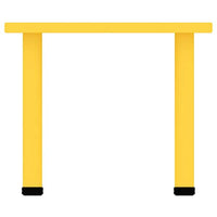 Little Fingers table Strong And Sturdy School Study Table Without Chairs - Rectangle (Yellow)