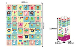 Sunta 3048RS H TRF Printed Roll Mat Alphabet, Multi Color
