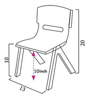 Little Fingers Strong and Durable Kids Chair - (1-3years)
