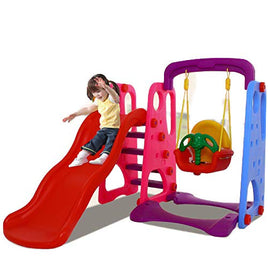 Little Fingers 3 in 1 Climber Foldable Baby Garden Slide for Kids - Plastic Garden Slide for Kids/Toddlers/Indoor/Outdoor Preschoolers for Boys and Girls Age Group-1 to 5 Years