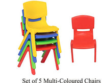 Little Fingers Front Round Table for Kids - with 4 chairs (54 x 30 x 20-inches, Assorted Colour)