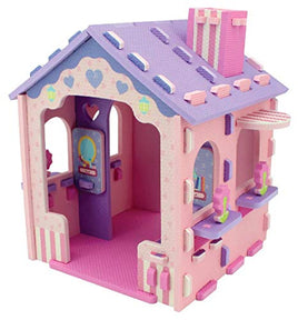 Sunta Intra Kids Rubber Foam DIY 46 Pieces Girl's Doll House Set; Multicolour (Imported from Malaysia)