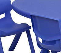Little Fingers   Half-Moon Plastic Activity Table Set with 4 Chairs