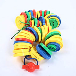 Little Fingers Preschool Beads for Kids -(Buttons & Thread)