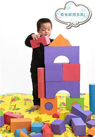 HappyKids Baby Toys Building Blocks Eva Foam Non-Toxic Non-Recycled for Children Soft Color Bright Brinquedos Juguet 48 Pcs of 7cms etc