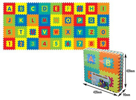 Sunta Alphabet and Number 2-in-1 Mats, Multicolor (36 Pieces)