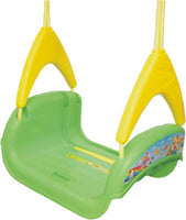 Little Fingers Wave Plain Adjustable 3-in-1 Plastic Swing for Kids (Multicolour)