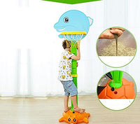 Intra Kids Adjustable Basketball Hoop Set for Kids – Indoor & Outdoor Basketball Stand with Ball – Fun Sports Toy for Toddlers & Children Ages 3+ (Juniors)