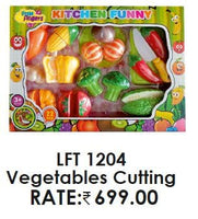 Little Fingers Kids Play Fruits n Vegetables (Fruits Cutting Big)