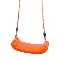 Little Fingers High Back Full Bucket Toddler Swing Seat with Plastic Coated Chains (Red), Standard