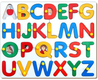 Little Fingers Tray - Alphabets Upper Case with Pictures Inside