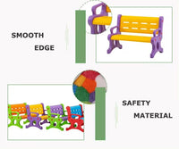 Intra Kids Baby Plastic Kids Chair for Activity Play School(Medium - Color Vary)