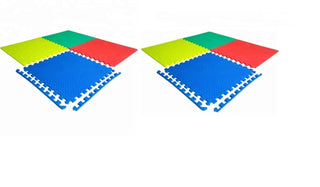 Little Fingers Intra Kids Baby Eva Foam Mats (Set of 8 Multi Color Mats) (24
